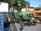 1998 JOHN DEERE 5510 WHEEL TRACTOR, 7,121+ hrs,  72-HP, PTO, (NO 3RD ARMS)