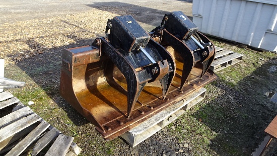 2012 CATERPILLAR GRAPPLE BUCKET,  FITS SKID STEER