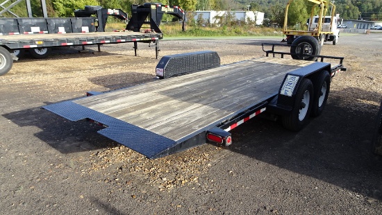 2018 BIG TEX 14TL-20BK TILT TRAILER  (2) 7000 LB AXLES, SINGLE WHEELS, BALL