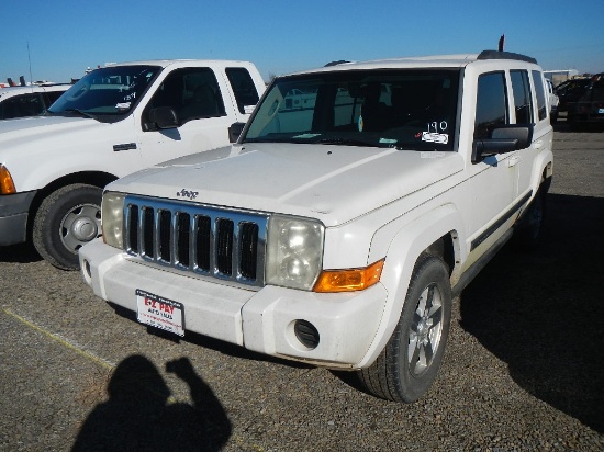 2007 JEEP COMMANDER SUV,  GAS, PS, AC, S# 1J8HH48K47C507866, TITLE ON FILE