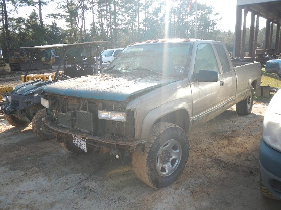 1996 GMC 2500 TRUCK  (SALVAGE) S# 548291, NO TITLE