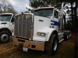 2006 KENWORTH T800 TRI-AXLE TRUCK TRACTOR, 236,000+ mi,  DAY CAB, CAT C15,