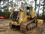 CATERPILLAR D8L CRAWLER DOZER, 9,749+ hrs,  EROPS, STRAIGHT BLADE, AC, 3408