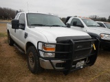 2008 FORD F250 PICKUP TRUCK, 220K+ MILES  EXTENDED CAB, V8 GAS, AT, PS, AC,
