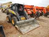 NEW HOLLAND L185 SKID STEER LOADER, 2174 HRS  OROPS, GP BUCKET, AUX. HYDRAU