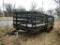 SHOPBUILT TRASH TRAILER,  EXPANDED METAL SIDES, TANDEM AXLE S# NA