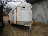 16' HORSE TRAILER WITH CONTENTS