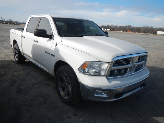 2009 DODGE 1500 PICKUP TRUCK, 190,506 mi,  4-DOOR, 5.7 V8 MOTOR, AUTOMATIC,