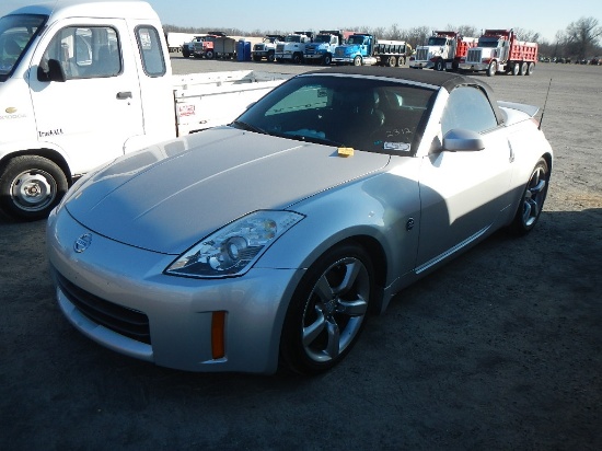 2006 NISSAN 350Z CONVERTIBLE CAR, 101,264 mi,  V6 GAS, AUTOMATIC, PS, AC, S