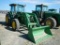 2016 JOHN DEERE 5100M LOADER TRACTOR,  DELUXE CAB, AC, HEAT, BEACON LIGHT K