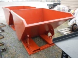 SELF DUMPING HOPPER.  4,000 LB CAPACITY, STANDAARD DUTY 2 CUBIC YARD