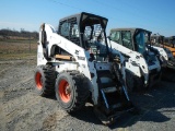 BOBCAT S300 SKID STEER LOADER,  OROPS, KUBOTA DIESEL MOTOR, AUXLILIARY HYDR