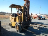 CATERPILLAR V50B FORKLIFT,  LP GAS, 5,000 LB CAPACITY, 2-STAGE MAST, SIDE S