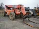 2007 SKY TRACK 8042 TELEHANDLER FORKLIFT,  CUMMINS DIESEL, OROPS, 4X4X4, S#