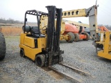 YALE FORKLIFT,  LP GAS, 4000 CAPACITY, TWO STAGE MAST S# 609385