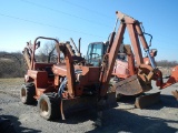 DITCH WITCH 4010 TRENCHER/BACKHOE,  HYDRAULIC BLADE