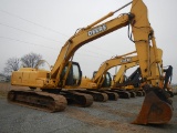 JOHN DEERE 230CLC HYDRAULIC EXCAVATOR, 6669 HRS,  CAB, 50