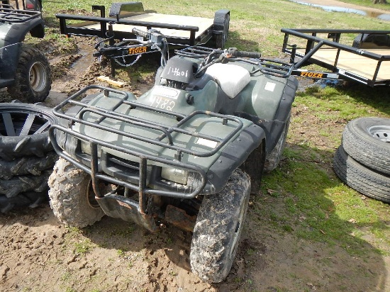 2002 RANCHER 4X4 4 WHEELER,  FOOTSHIFT