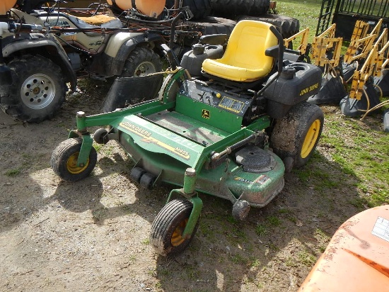 JOHN DEERE M655 ZTRAK MOWER, 1236 hrs,  IRON DECK, JD 25HP, V-TWIN MOTOR