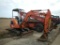 1999 HITACHI EX35U MINI EXCAVATOR  OPEN ROPS, RUBBER TRACKS, BACKFILL BLADE