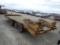 FLAT BED TRAILER  PENAL HITCH, 16FT FLOOR, 3FT DOVE TAIL, TRIPLE AXLE, NO T