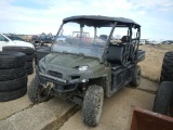 2011 POLARIS RANGER CREW SIDE BY SIDE  WINDSHIELD, TOP, RADIO, 3064 MILES S