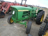 JOHN DEERE 2010 WHEEL TRACTOR  3PT, 540PTO, 1 REMOTE, DIESEL ENGINE, S# PU2