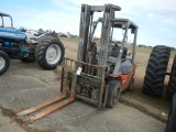 TOYOTA FORK-LIFT  4600LB LIFT CAPACITY, 3 STAGE MAST, LP ENGINE, SIDE SHIFT