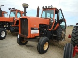 ALLIS CHALMERS 7060 WHEEL TRACTOR  CAB, DIESEL ENGINE, 3 PT, 540 PTO, 2 REM