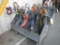 ROLL AROUND CART WITH LOT OF LIFTING CHAINS,  STRAPS AND HOOKS LOAD OUT FEE