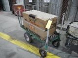 KNAACK JOB/TOOLBOX  MOUNTED ON SHOP CART LOAD OUT FEE: $5.00