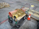 ROLL AROUND CART WITH COM-PAX-IAL BLOWER, DUCT AND MISC   LOAD OUT FEE: $5.