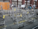 (4) ALUMINUM ROLL AROUND STEP LADDERS   LOAD OUT FEE: $5.00