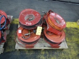 (6) AIR HOSE REELS WITH HOSE   LOAD OUT FEE: $5.00