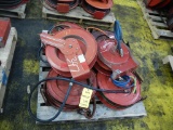 (6) AIR HOSE REELS WITH HOSE   LOAD OUT FEE: $5.00