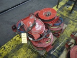 (6) AIR HOSE REELS WITH HOSE   LOAD OUT FEE: $5.00