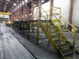 LARGE METAL PLATFORM WITH STAIRS ON EACH SIDE   LOAD OUT FEE: $5.00