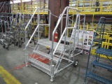 (2) ALUMINUM ROLL AROUND STEPS   LOAD OUT FEE: $5.00