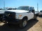 2015 FORD F250 FLATBED TRUCK, 72,871 miles,  V8 GAS, AUTOMATIC, 4X4, SINGLE