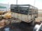 MILITARY TRAILER,  SINGLE AXLE WITH SIDE BOARDS C# 70091, NO TITLE