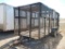 TEXAS BRAGG 16' TRASH TRAILER,  EXPANDED METAL SIDES & TOP, TANDEM AXLE S#