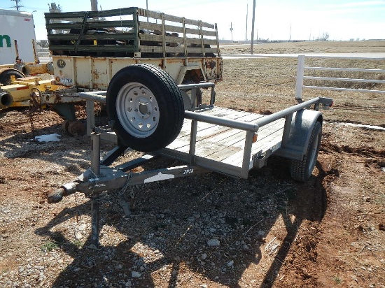 2008 ROAD CLIPPER HEAVY DUTY UTILITY TRAILER,  5'X8', SINGLE AXLE, GVWR 300