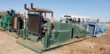 GARDNER DENVER MUD PUMP,  POWERED BY DETROIT DIESEL ON SKIDS