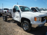 2014 GMC 2500 CAB & CHASSIS, N/A  DURAMAX 6.6 DIESEL, 4X4, AT, PS, AC S# 15