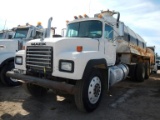 1995 MACK RD688 VACUUM TRUCK, 307,799+ MILES  MACK E-7 350 DIESEL, 10 SPEED