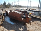 1990 BELSHE EQUIPMENT PAN TRAILER,  TRI AXLE, SINGLE TIRE, 30' WITH DOVETAI
