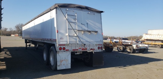 1993 WILSON/CHAMBERLIN HOPPER BOTTOM TRAILER,  TANDEM AXLE, SPRING RIDE, 11