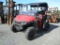 2016 MAHINDRA IMPACT UTV,  750 FUEL INJECTED GAS ENGINE, MANUAL DUMP, TOP A