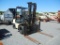 HYSTER H60XL FORKLIFT, 9,341 hrs,  6,000 LB CAPACITY, LP GAS, 3-STAGE MAST