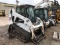 2012 BOBCAT T190 RUBBER TRACK SKID STEER, 1,883 hrs,  CAB, AC, AUX HYDRAULI